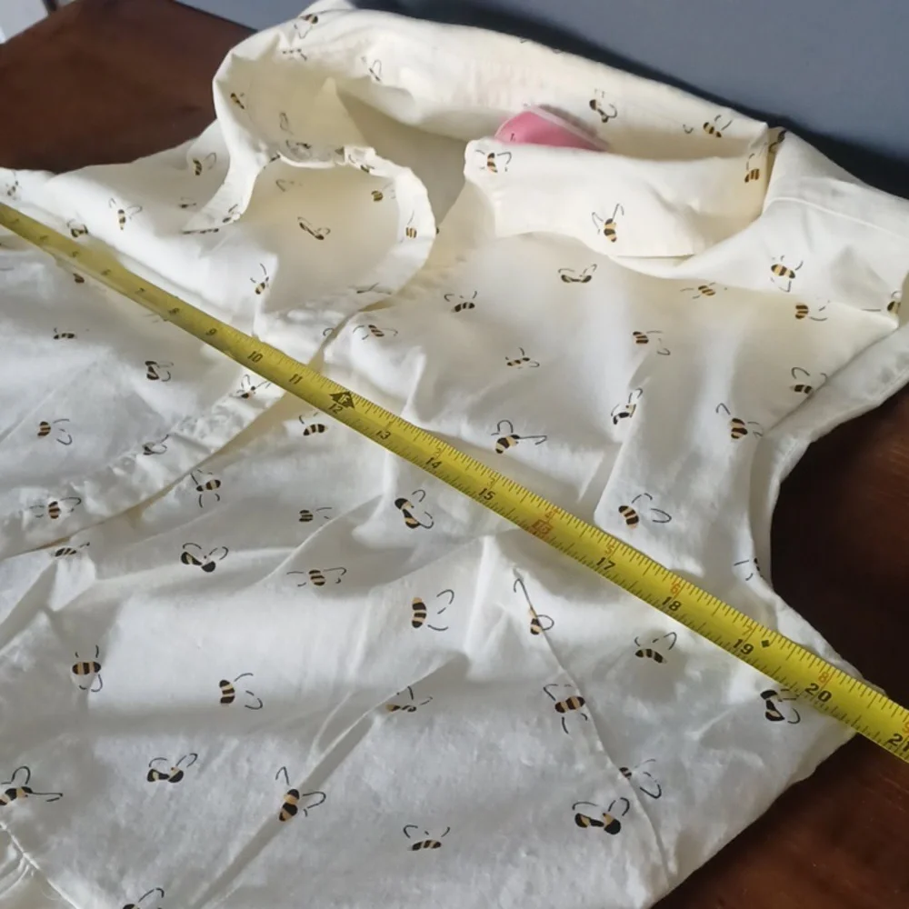kate spade Cream Sleeveless Midi Dress with Bee Print
